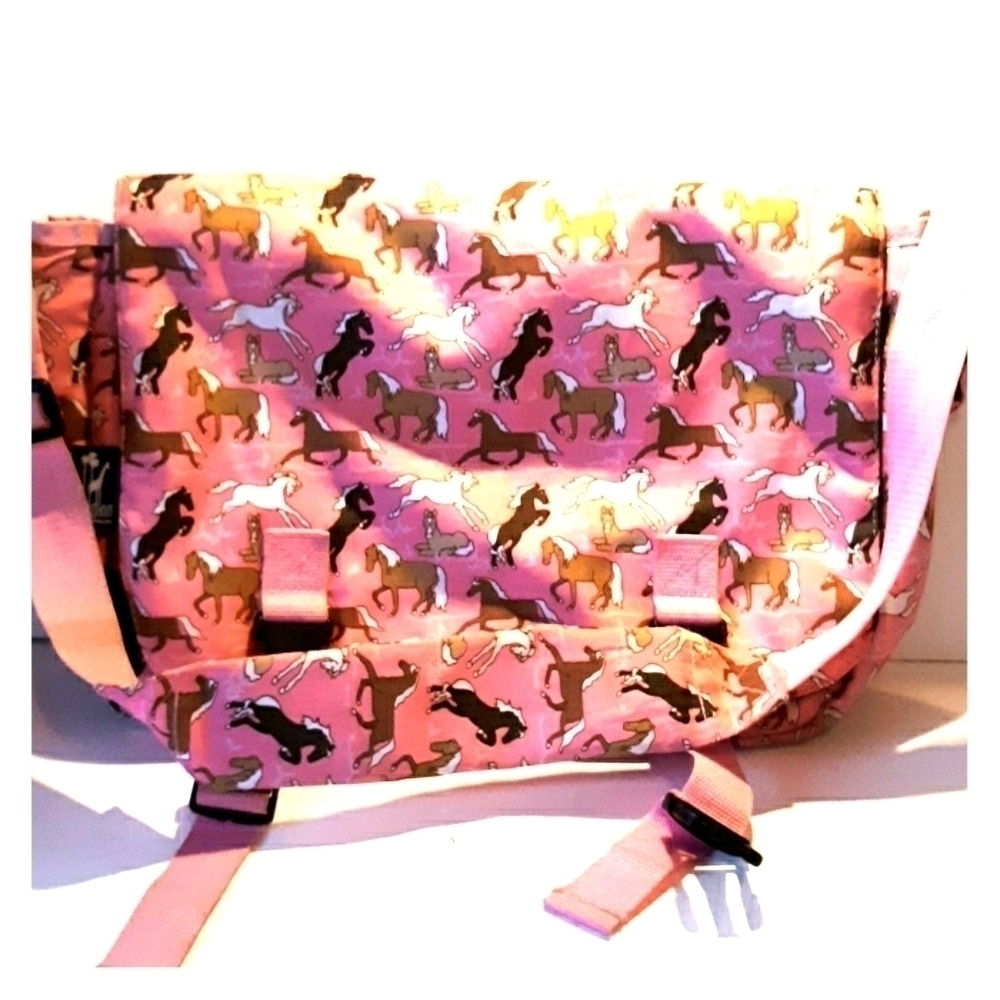 Wildkin horse laptop bookbag tote